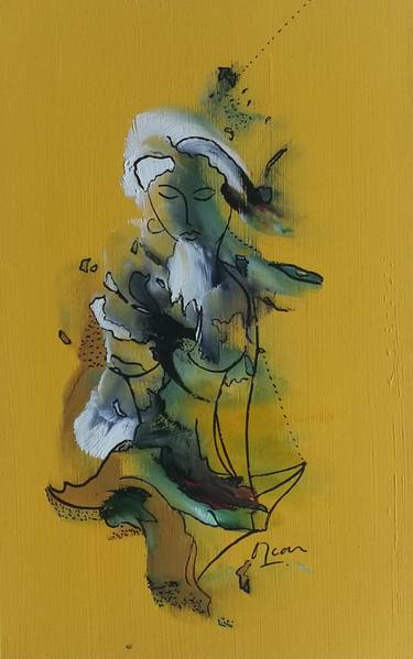 Original Abstract Women Paintings by Oscar Posada