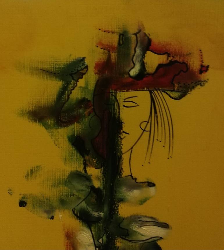 Original Abstract Painting by Oscar Posada