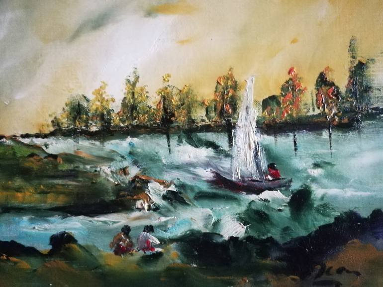 Original Landscape Painting by Oscar Posada