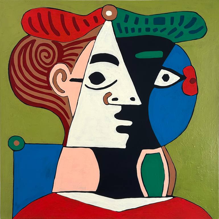 Cubist Cubism Picasso paintings | Saatchi Art