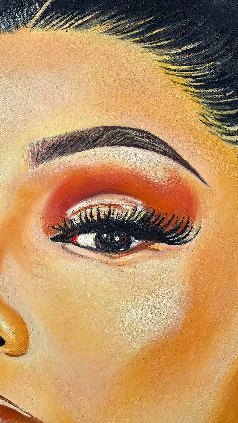 Original Realism Women Painting by Kesaobaka Jackson
