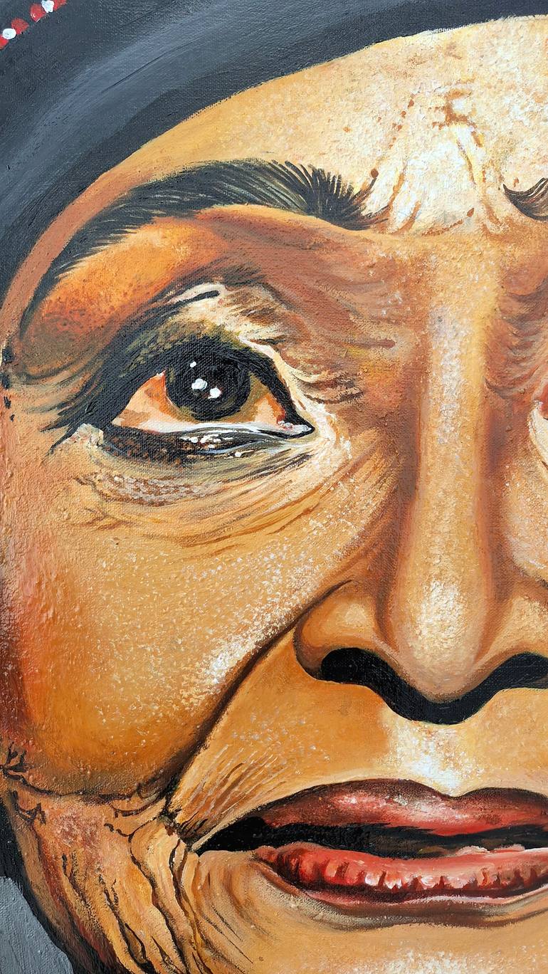 Original Figurative Politics Painting by Kesaobaka Jackson