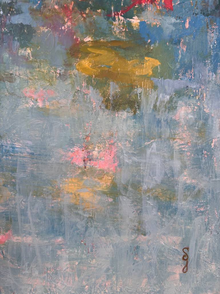 Original Abstract Expressionism Abstract Painting by Sonja Grieve