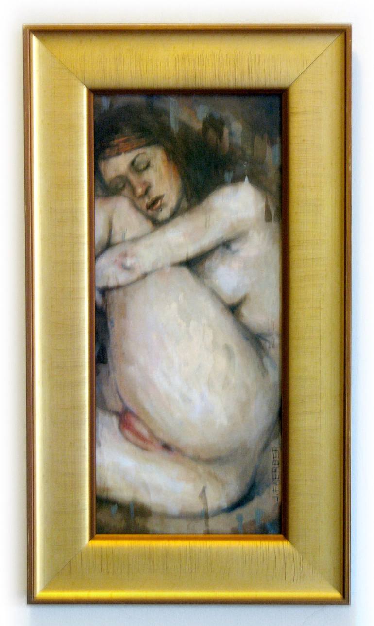 Original Figurative Nude Painting by Jeff Faerber