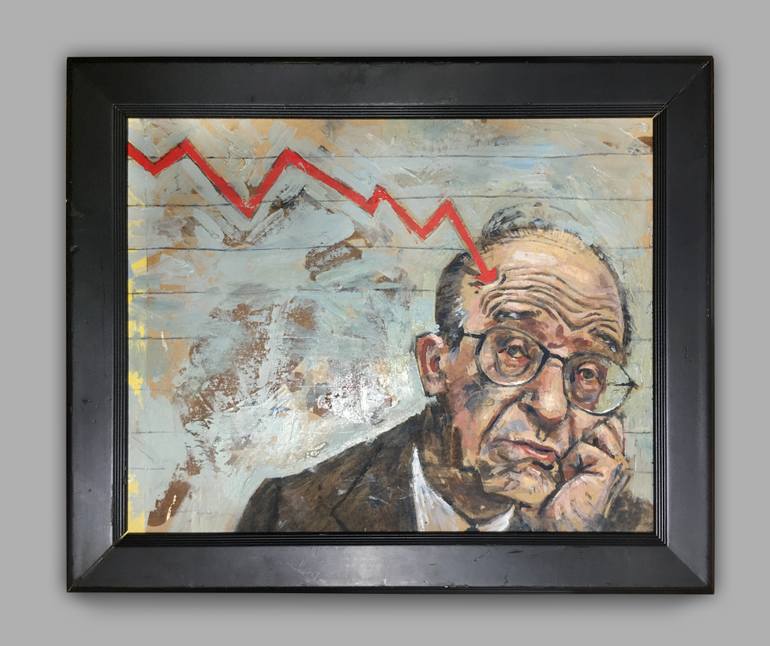 Original Expressionism People Painting by Jeff Faerber