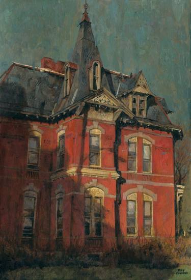 Original Figurative Architecture Paintings by Jeff Faerber