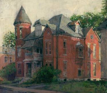Original Figurative Architecture Paintings by Jeff Faerber