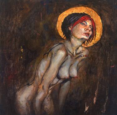 Original Expressionism Nude Paintings by Jeff Faerber