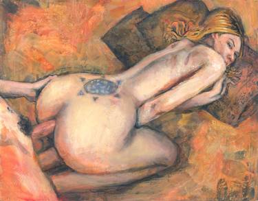 Print of Expressionism Erotic Paintings by Jeff Faerber