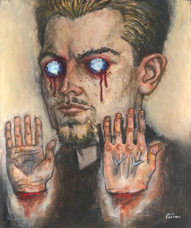 Original Expressionism Portrait Paintings by Jeff Faerber
