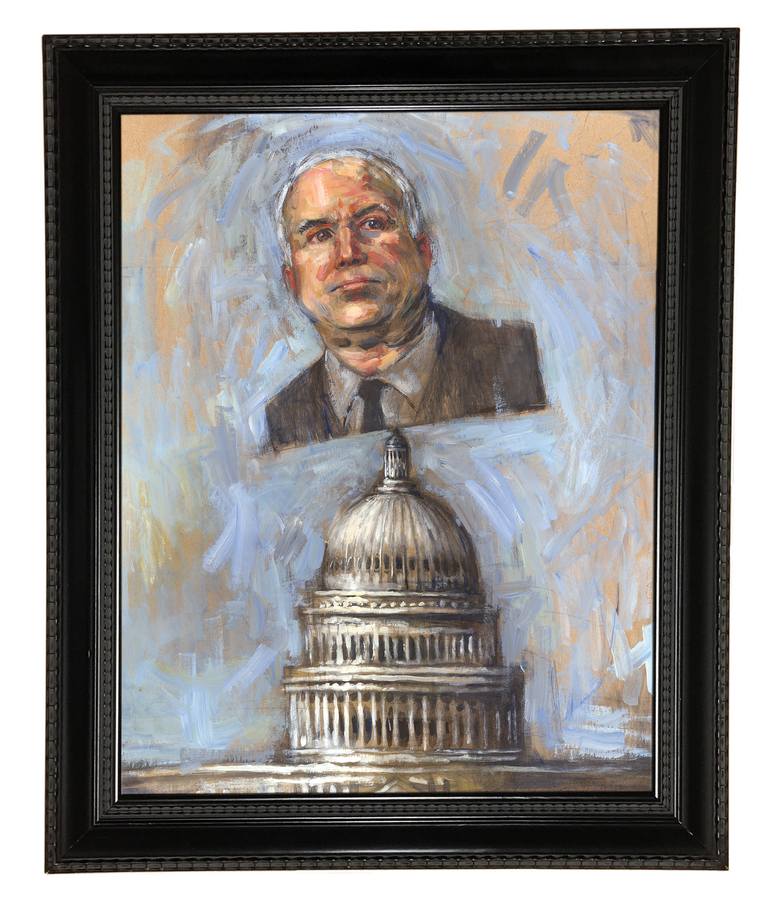 Original Figurative Political Painting by Jeff Faerber