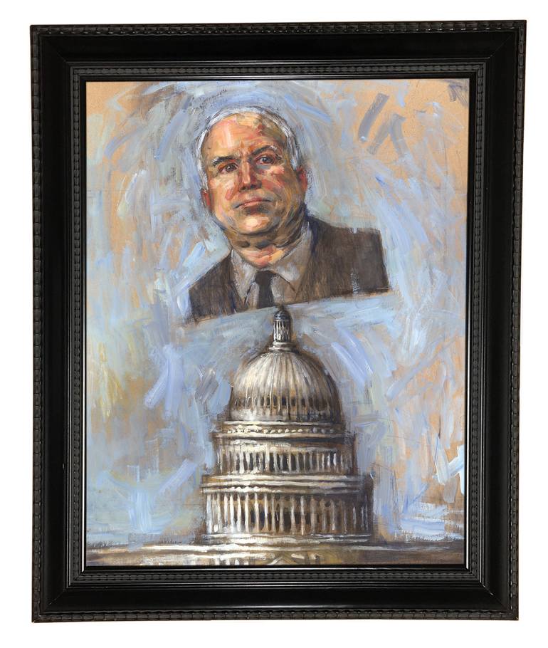 Original Figurative Politics Painting by Jeff Faerber