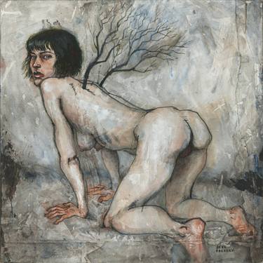 Print of Figurative Nude Paintings by Jeff Faerber