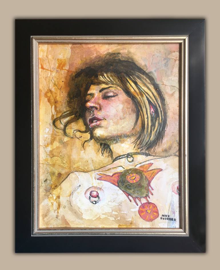 Original Nude Painting by Jeff Faerber