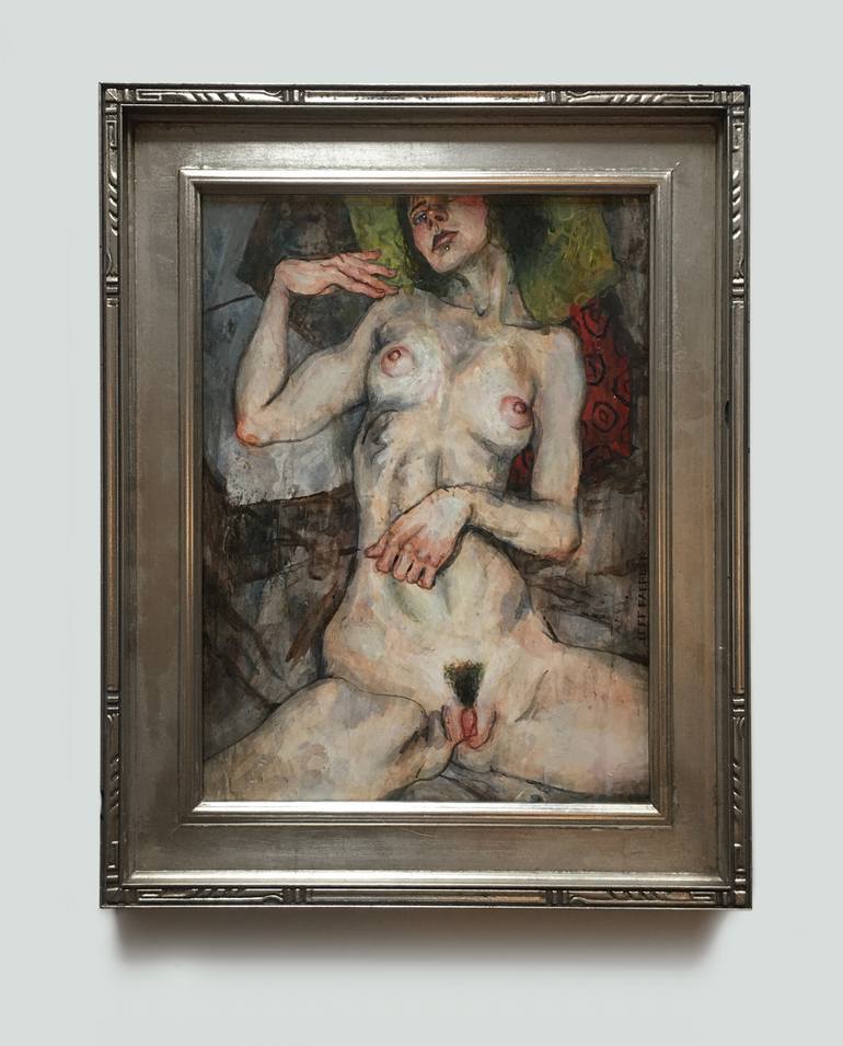Original Expressionism Erotic Painting by Jeff Faerber