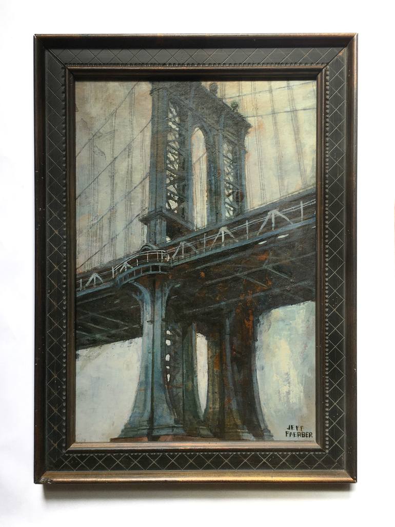 Original Expressionism Cities Painting by Jeff Faerber