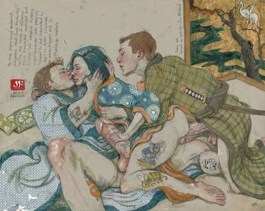 Print of Figurative Erotic Paintings by Jeff Faerber