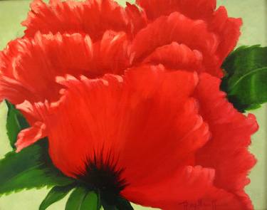 Original Expressionism Floral Paintings by Pat Heydlauff