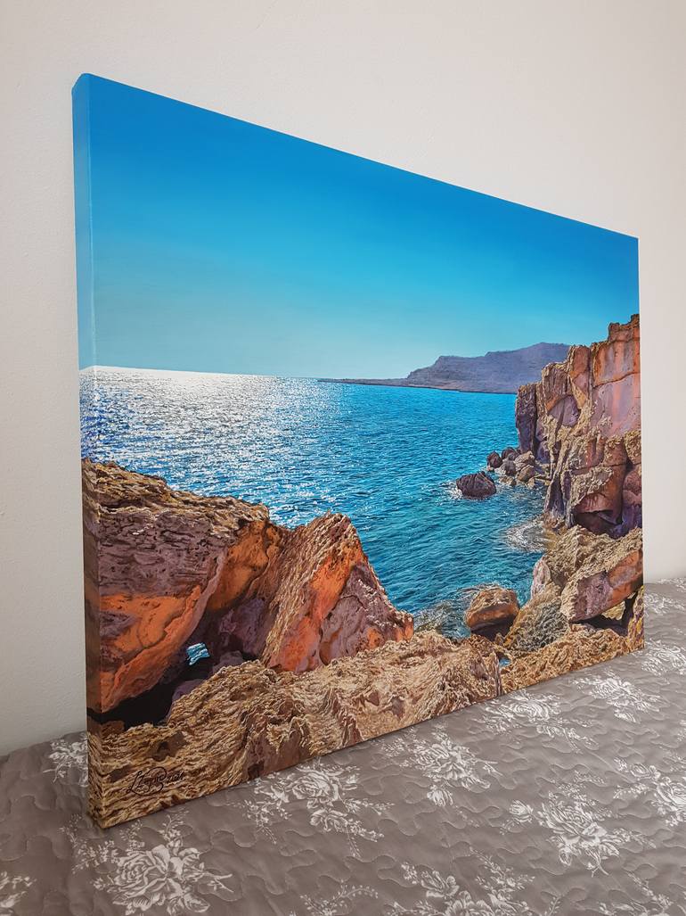 Original Realism Seascape Painting by Lejla Zejnic