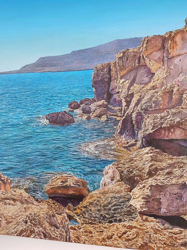 Original Realism Seascape Painting by Lejla Zejnic