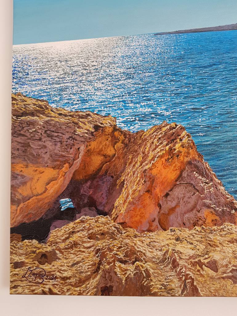 Original Realism Seascape Painting by Lejla Zejnic