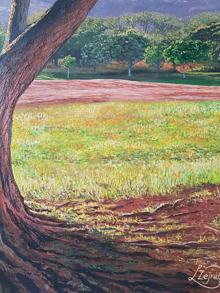 Original Realism Landscape Painting by Lejla Zejnic