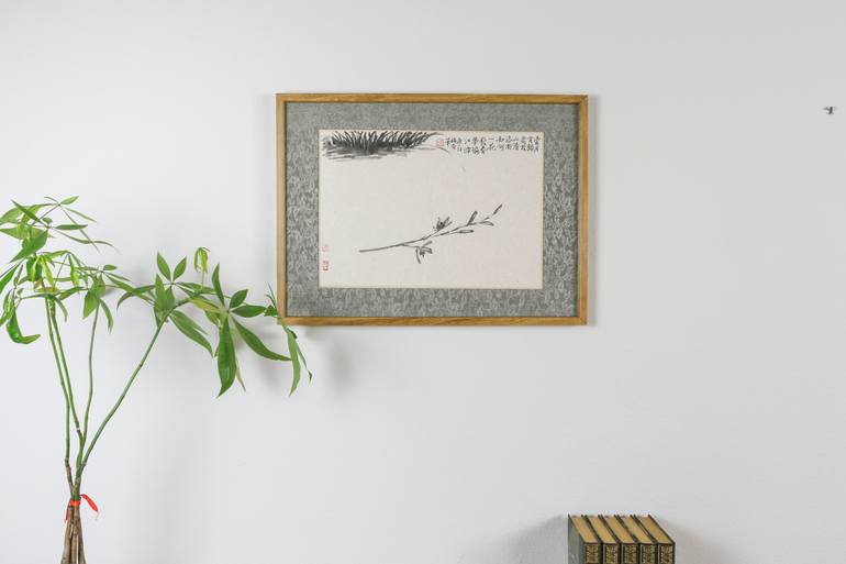 Original Expressionism Floral Painting by Hongzhao Li