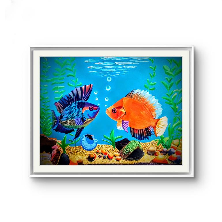 Original Contemporary Animal Painting by Randy Domingo