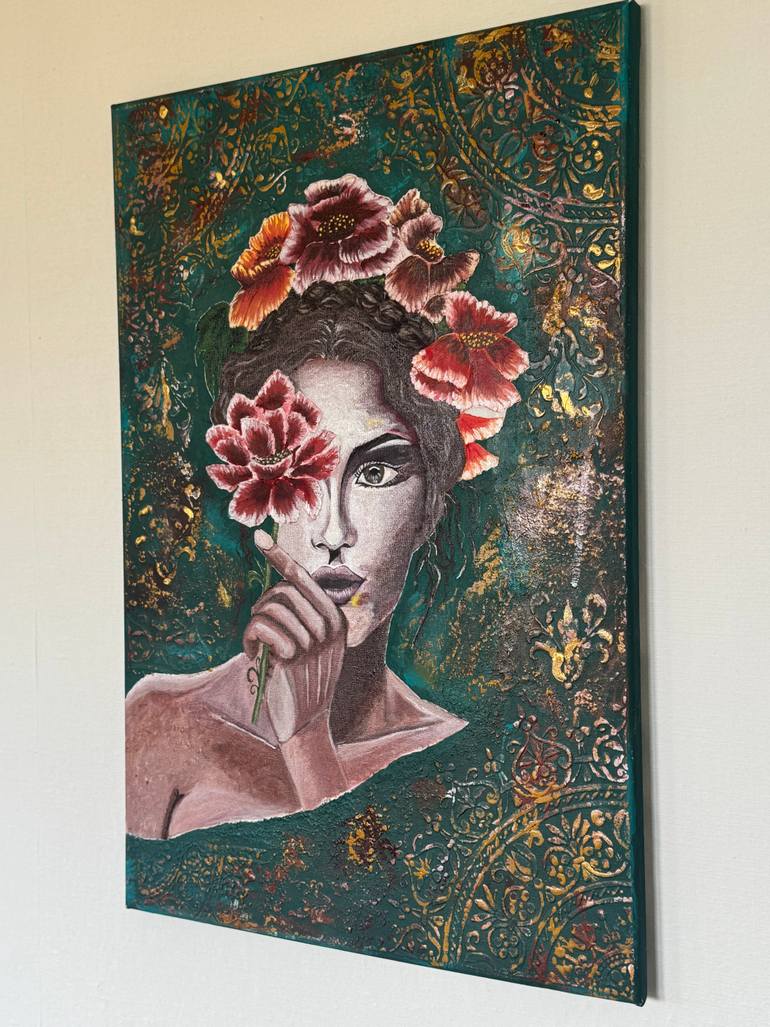 Original Surrealism Women Painting by Proshat Portar
