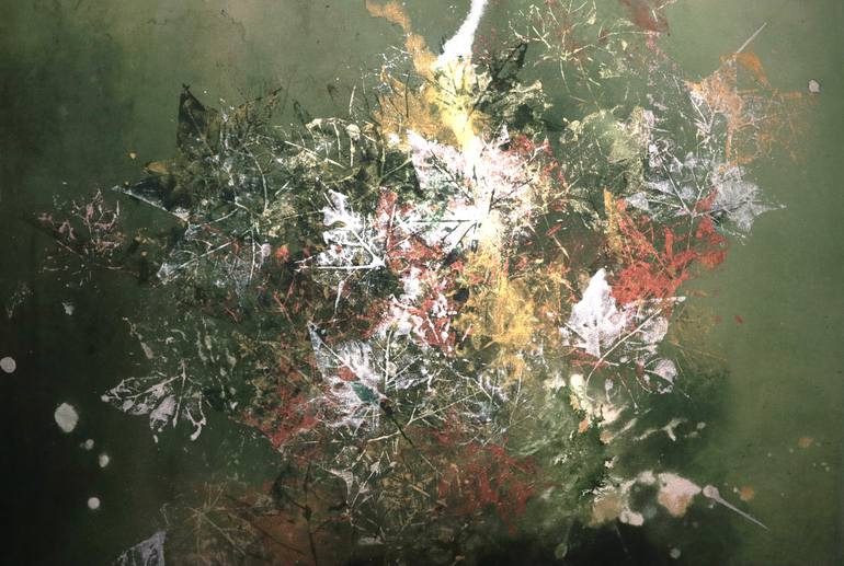 Original Abstract Expressionism Abstract Painting by Sinem Vardar