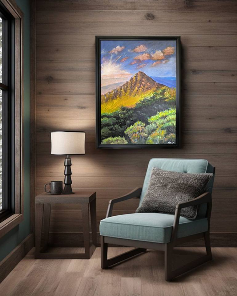 Original Realism Landscape Painting by Omer Fatih Erdogan