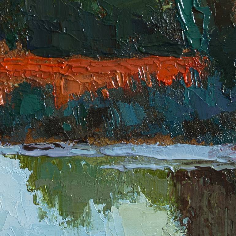 Original Impressionism Landscape Painting by Serhii Zavadenko