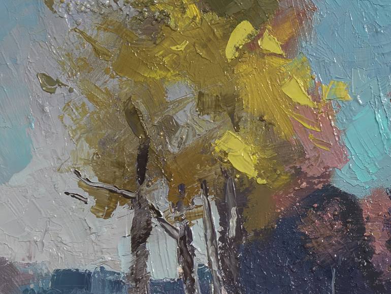 Original Impressionism Landscape Painting by Serhii Zavadenko