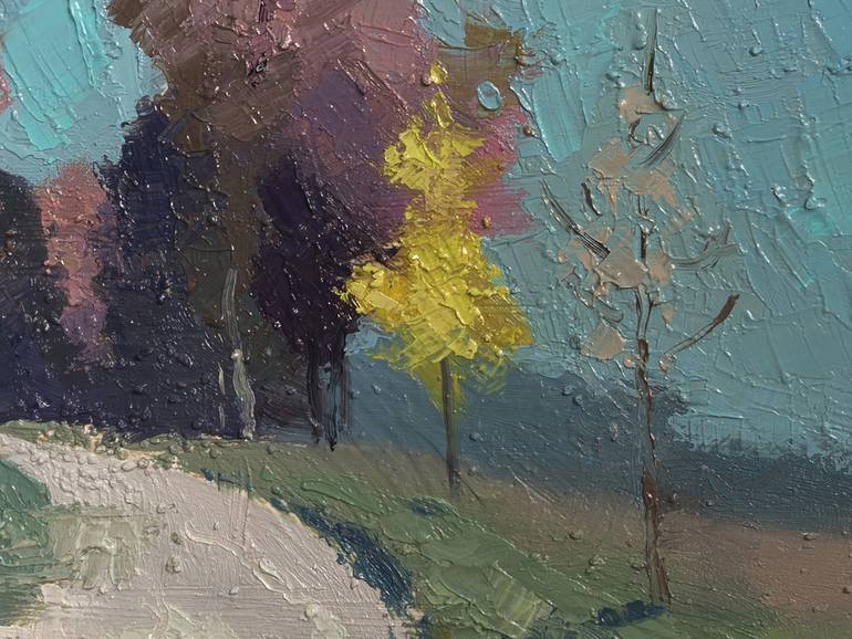 Original Impressionism Landscape Painting by Serhii Zavadenko