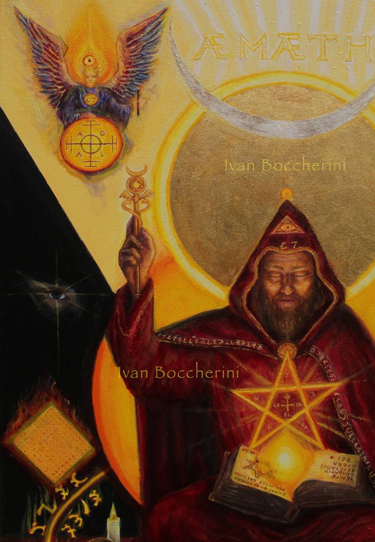 Original Contemporary Religion Painting by Ivan Boccherini