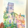 Painted area is about 25 by 35 cm