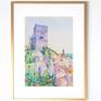 Original painting is 28 by 38 cm
