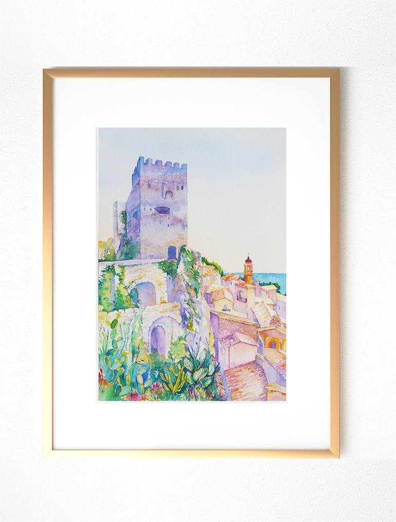 Original Impressionism Landscape Painting by Kseniia Vorotnikova