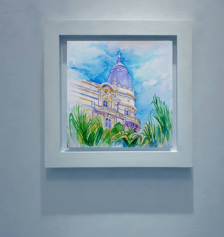Original Contemporary Architecture Painting by Kseniia Vorotnikova