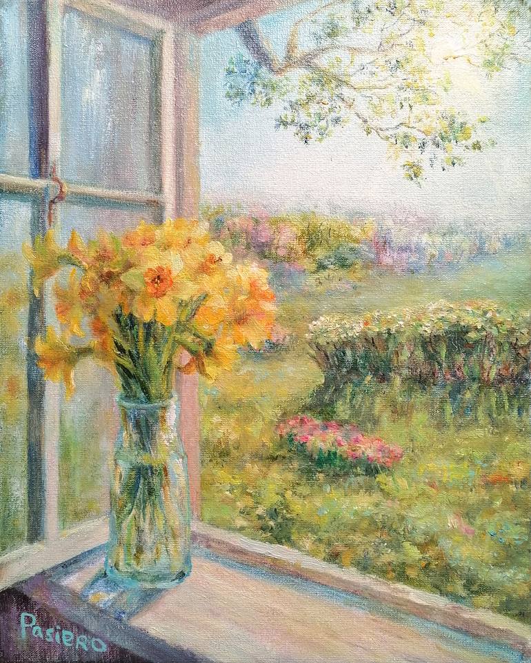 Original Contemporary Garden Painting by Arti Pasiero
