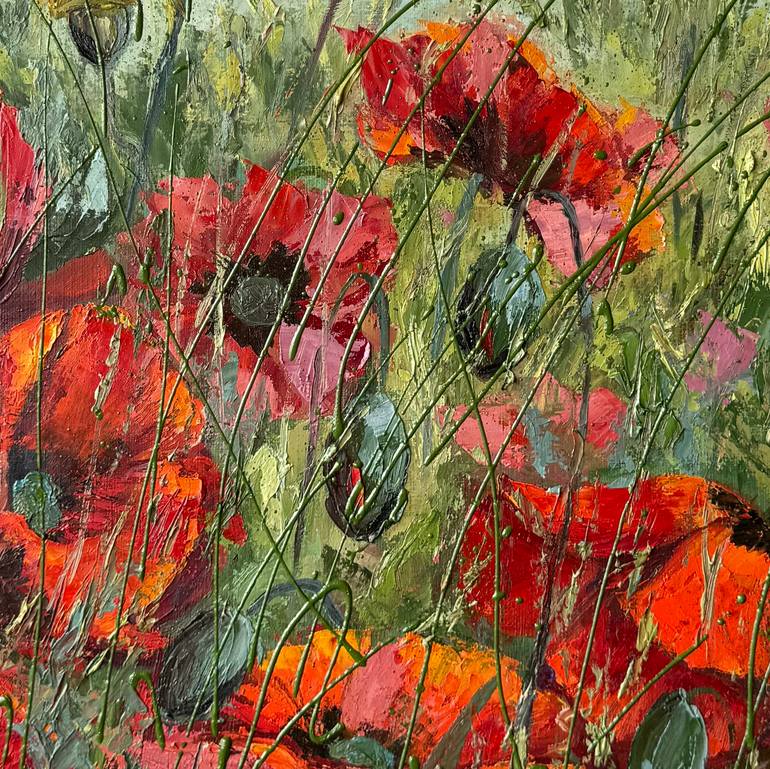 Original Impressionism Landscape Painting by Stella Grigorian