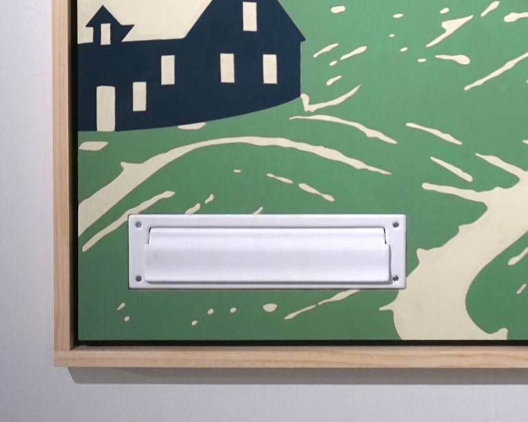 Original Folk Architecture Painting by Noah Thomas Miller