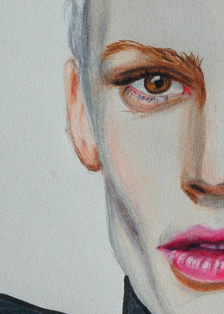 Original Art Deco People Drawing by Mari Alis