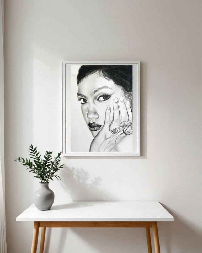 Original Figurative Women Drawing by Mari Alis