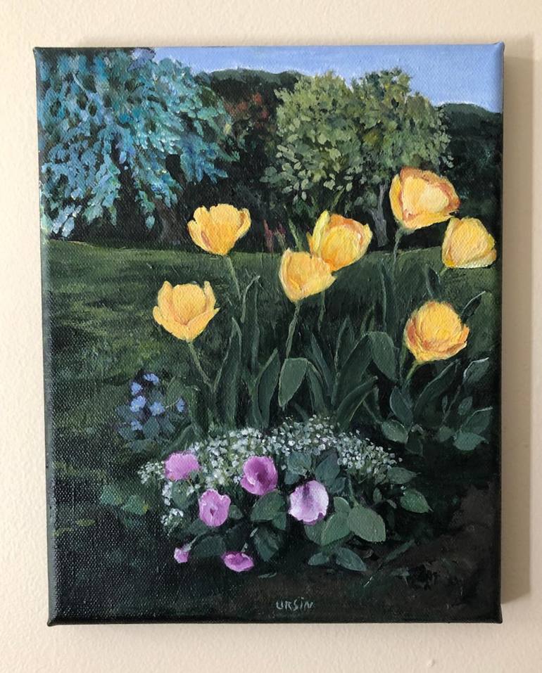Original Floral Painting by Diane Ursin