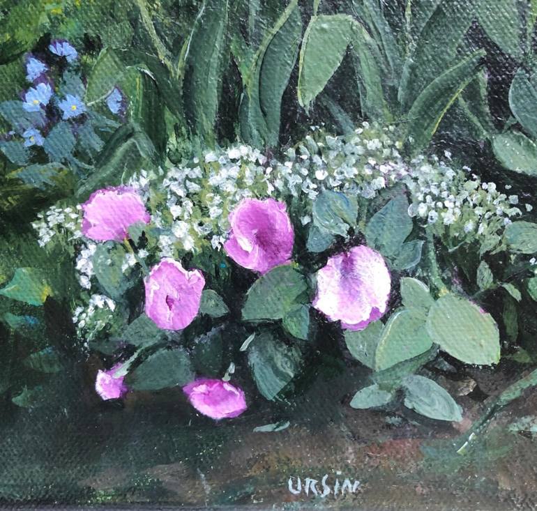 Original Fine Art Floral Painting by Diane Ursin