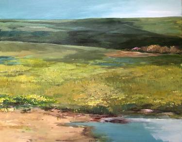 Print of Impressionism Landscape Paintings by Diane Ursin