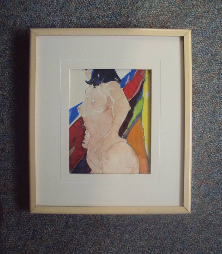 Original Figurative Nude Painting by Diane Ursin