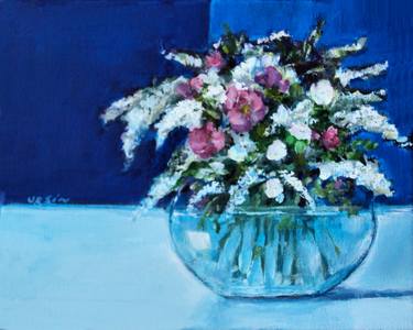 Original Floral Paintings by Diane Ursin