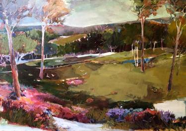 Original Impressionism Landscape Paintings by Diane Ursin